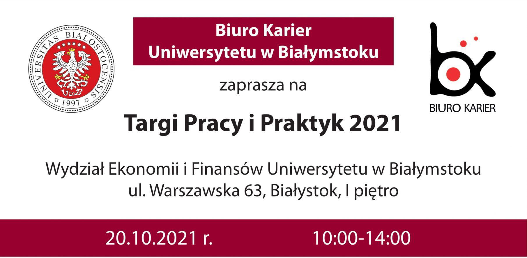 UwB zaprasza na Targi Pracy i Praktyk 2021