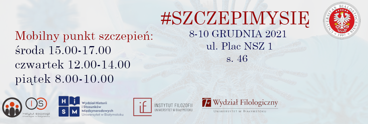 #SZCZEPIMYSIĘ – mobilny punkt szczepień przeciw COVID-19